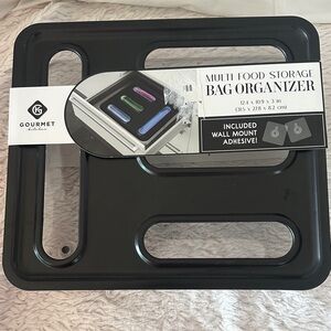 Black-Clear Multi Food Storage Bag Organizer